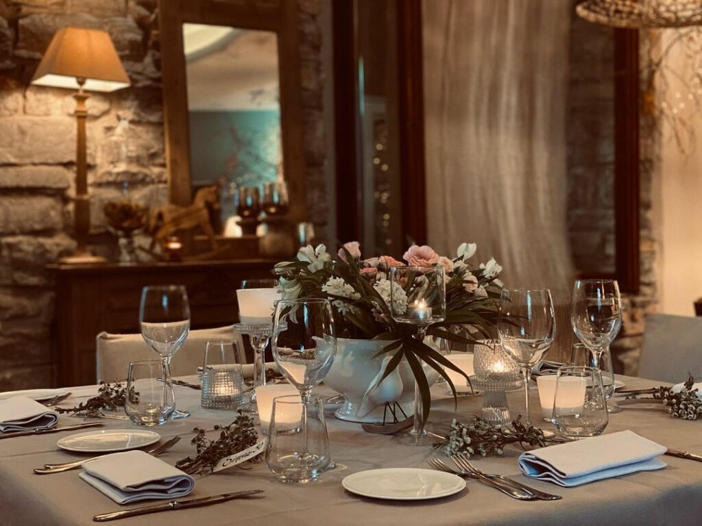 Hotel Ristorante San Giuseppe interno sera